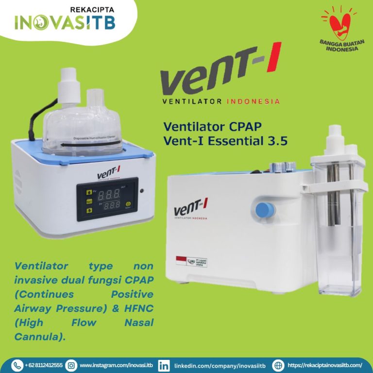 Vent-I: Teknologi ventilasi untuk kesehatan pernapasan